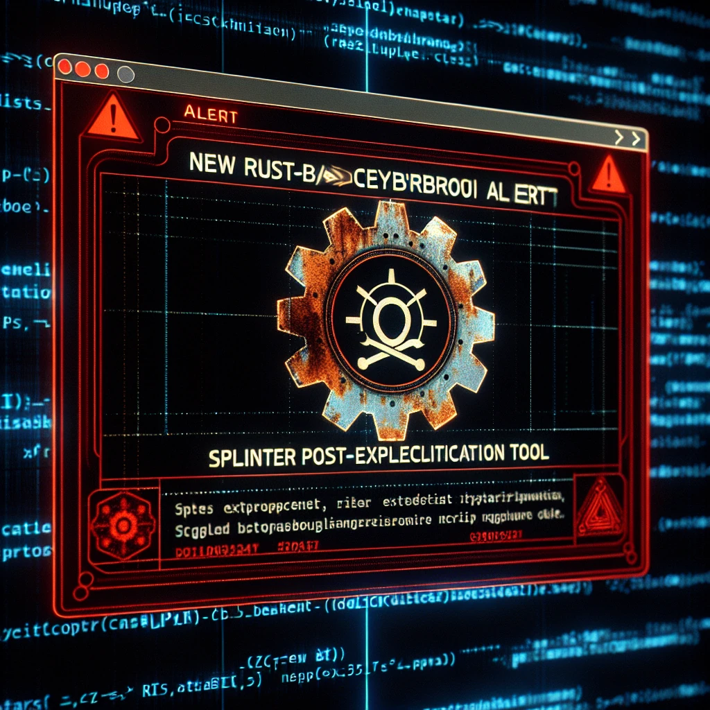 Cybersecurity Alert: New Rust-Based Splinter Post-Exploitation Tool