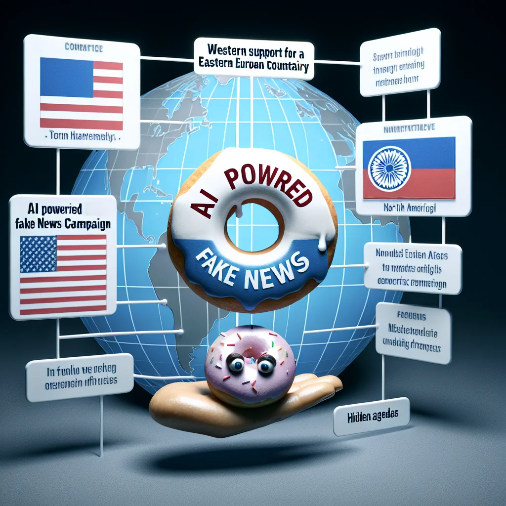 AI Powered Fake News Campaign Targets Western Support for Ukraine and US Elections