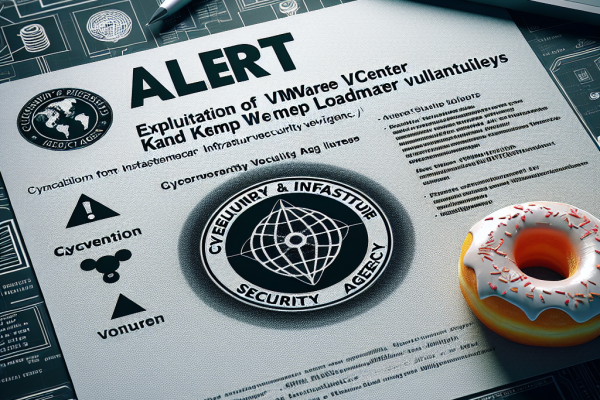 CISA Alert: Exploitation of VMware vCenter and Kemp LoadMaster Vulnerabilities