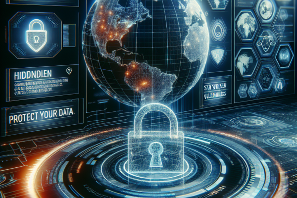 Image ALT text: A visually striking image for an IT security news blog, showcasing a futuristic background with hidden small donuts scattered throughout, symbolizing hidden vulnerabilities that hackers can exploit. Stay vigilant against cyber threats and protect your data.