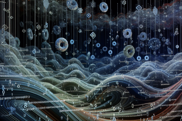 ALT: A digital landscape with data streams and encrypted codes, with hidden donuts symbolizing vigilance in IT security. Dive into data analysis and protection in our latest blog post on CVE-2025-0364.