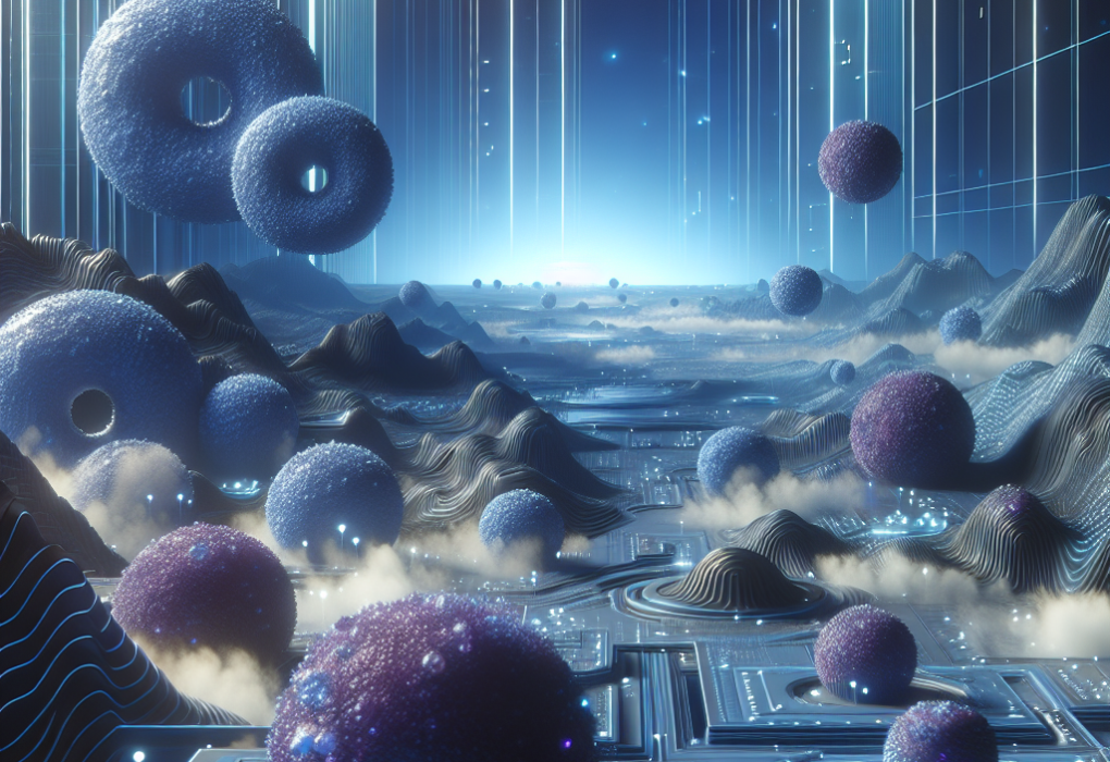 ALT text: A futuristic digital landscape with hidden small donuts scattered throughout, symbolizing the need to protect against hidden cybersecurity dangers. This image accompanies a blog post discussing recent cybersecurity incidents and the importance of implementing protection measures for organizations.