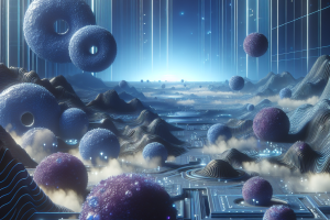 ALT text: A futuristic digital landscape with hidden small donuts scattered throughout, symbolizing the need to protect against hidden cybersecurity dangers. This image accompanies a blog post discussing recent cybersecurity incidents and the importance of implementing protection measures for organizations.